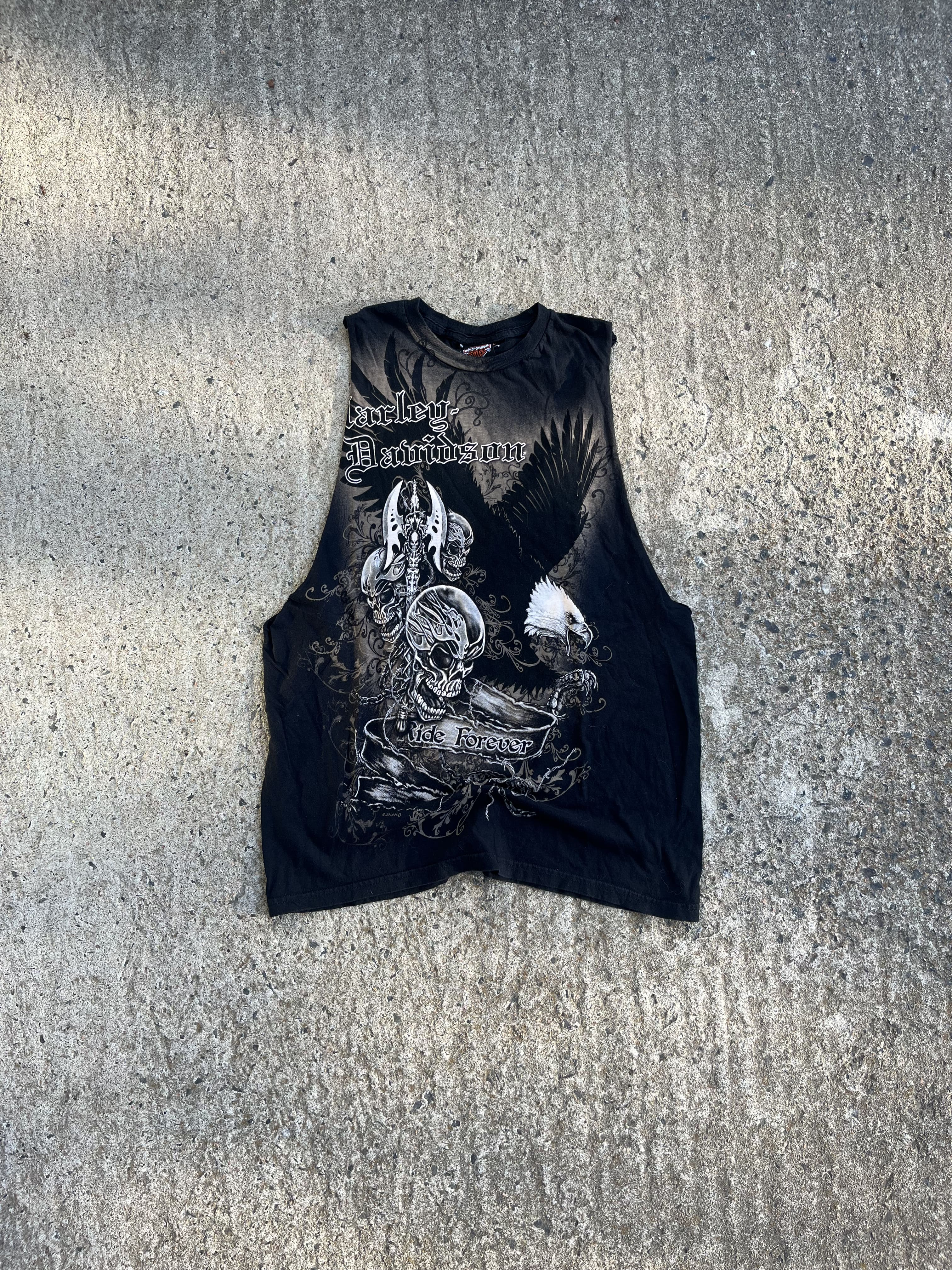 Vintage Y2K Harley Davison Tank Top (M)