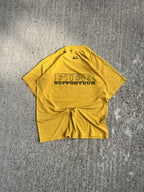 Vintage 90s Yellow Laval University Basketball T-Shirt (M)