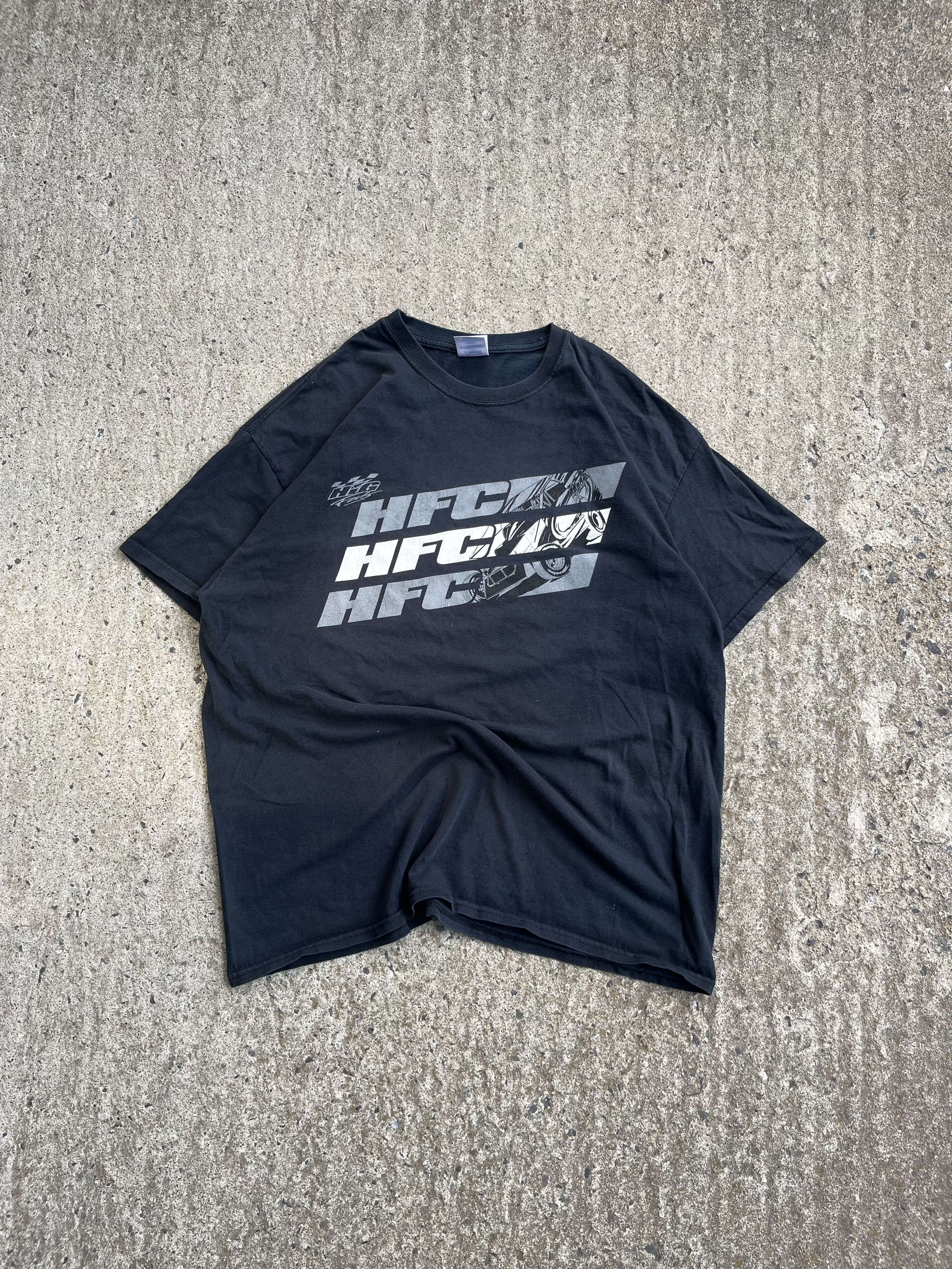 Vintage 00s HFC NASCAR Racing Tee Shirt (XL)