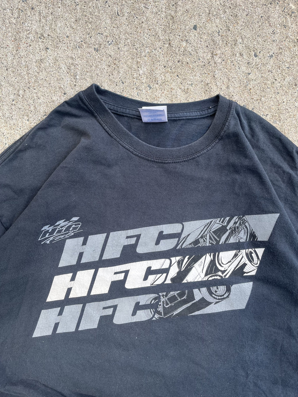 Vintage 00s HFC NASCAR Racing Tee Shirt (XL)