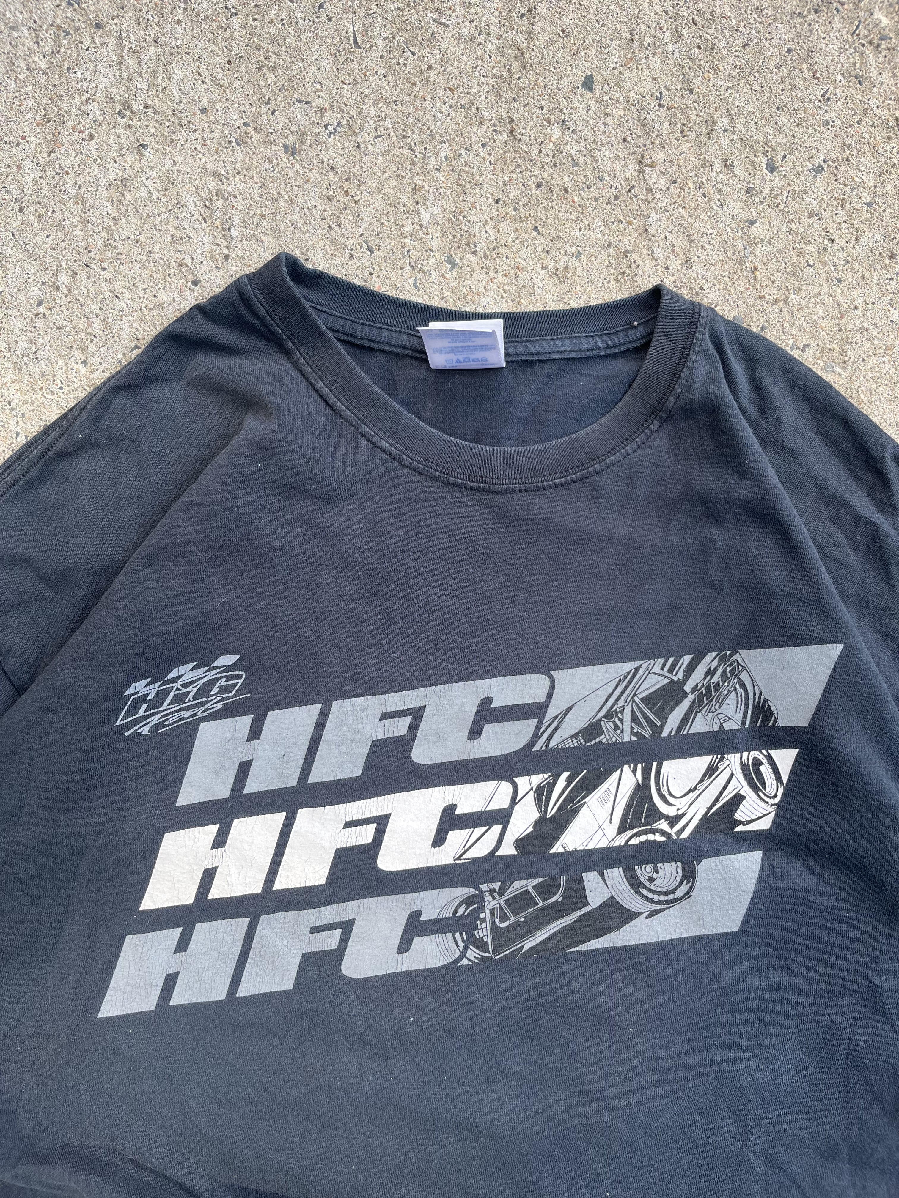 Vintage 00s HFC NASCAR Racing Tee Shirt (XL)