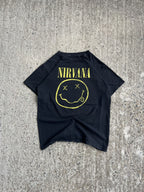 Vintage Y2K Black Nirvana Band T-Shirt (S)