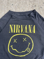 Vintage Y2K Black Nirvana Band T-Shirt (S)
