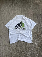 Vintage Y2K White Adidas T-Shirt (XL)