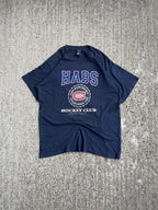 Vintage Y2K Navy Montreal Canadiens T-Shirt (L)