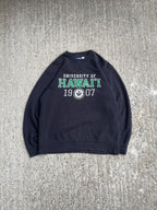 Vintage 90s Black Hawai'i Univeristy Crewneck (XL)