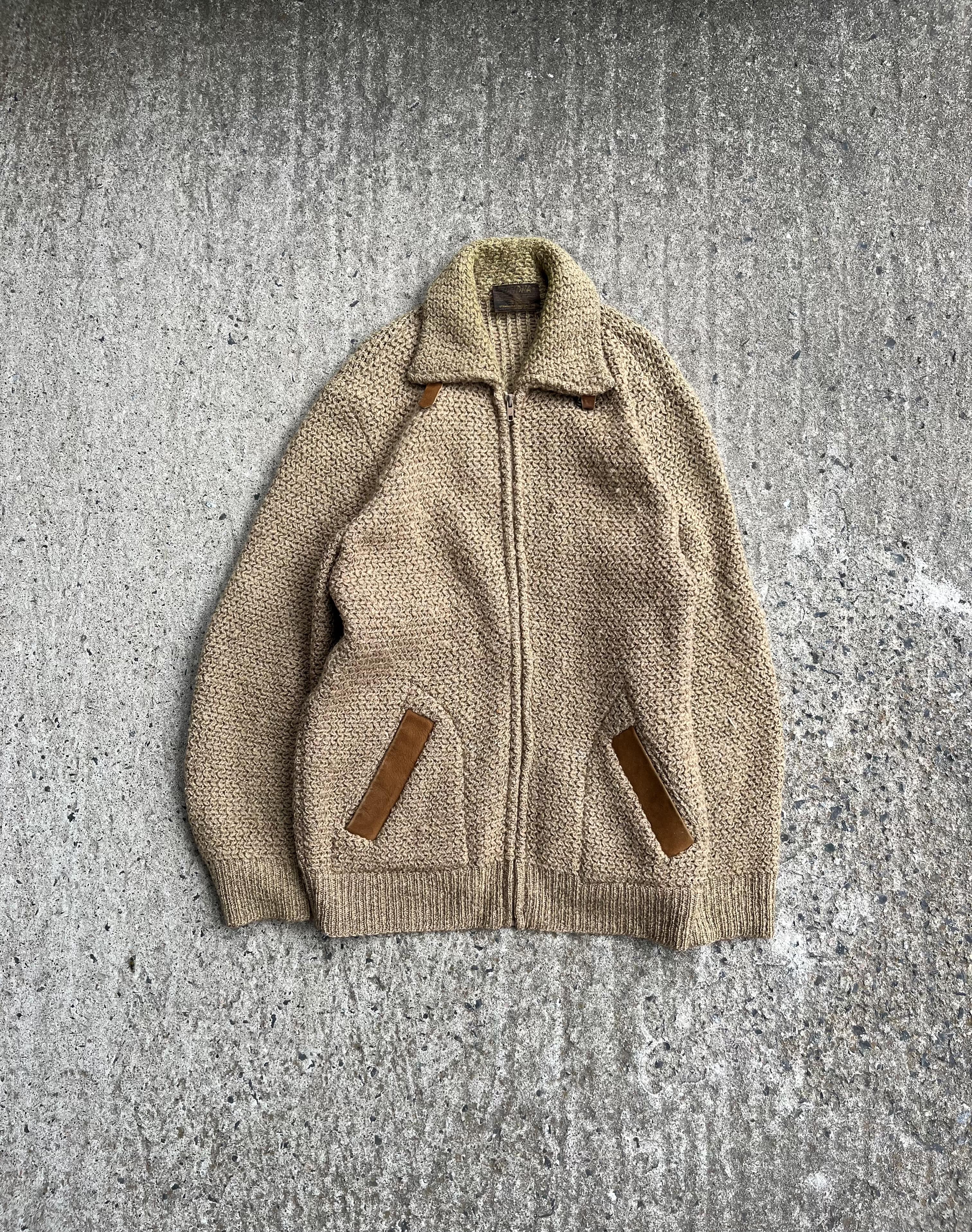 Vintage 90s Vintage Made In Canada Tundra Zip-Up Wool Jacket (L)