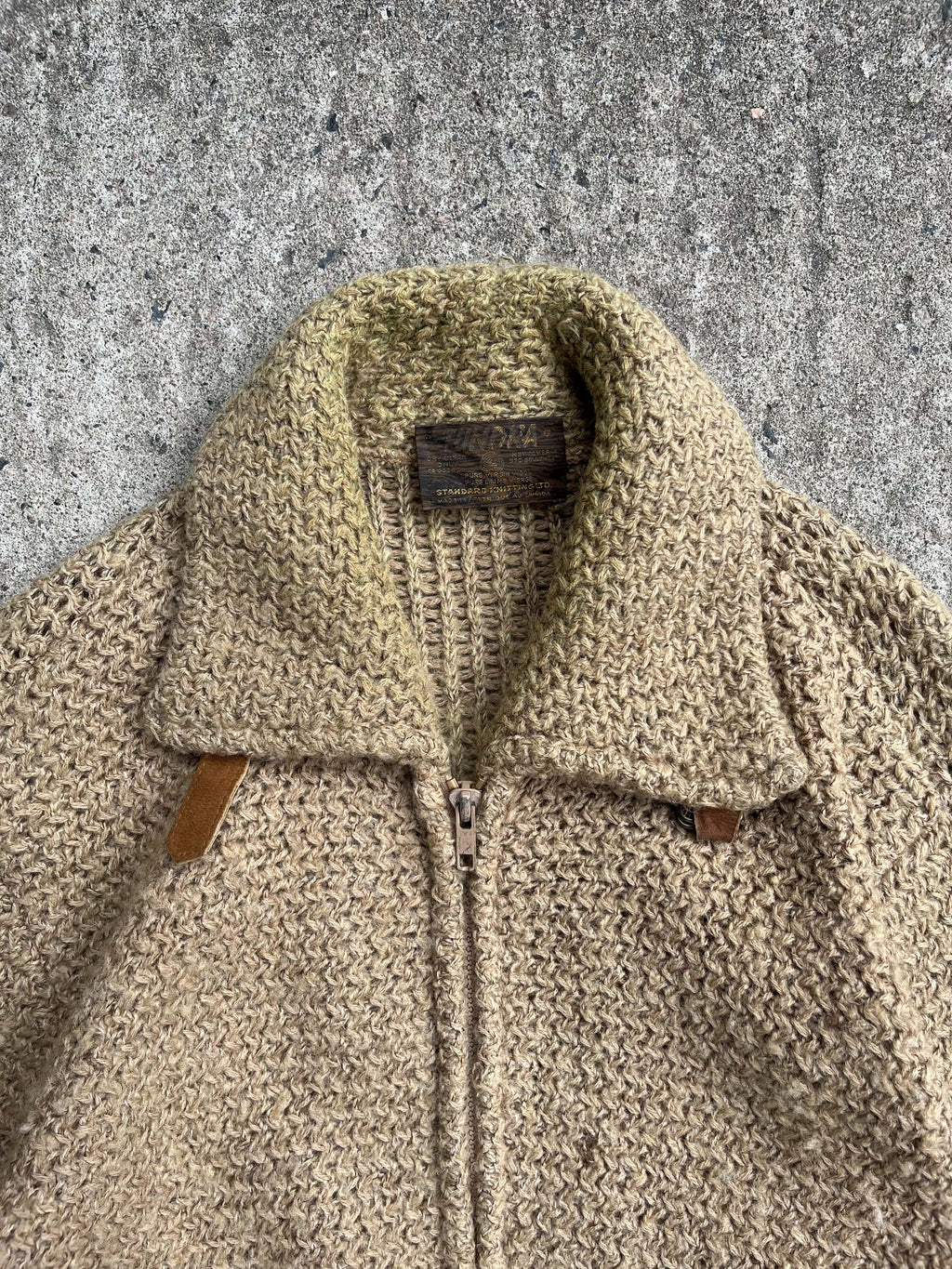 Vintage 90s Vintage Made In Canada Tundra Zip-Up Wool Jacket (L)