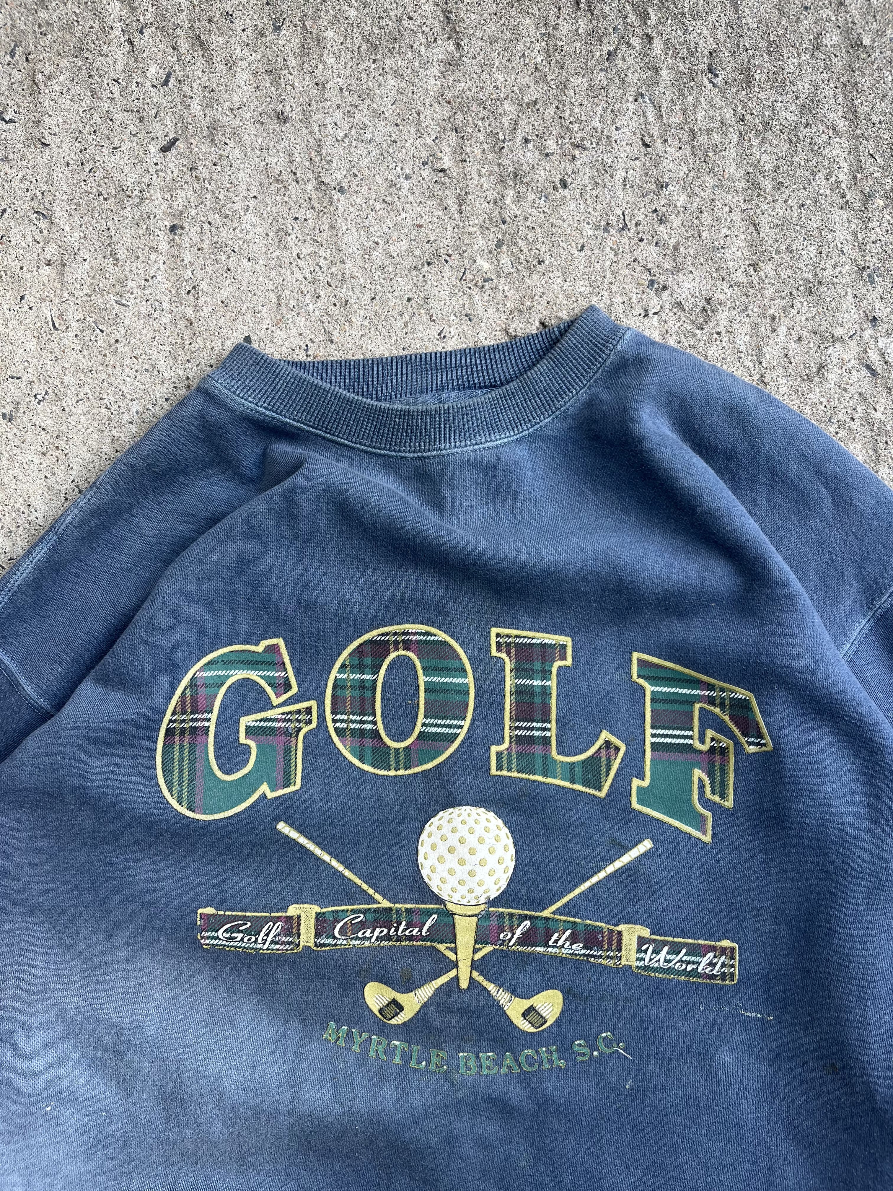 Vintage 80s Myrtle Beach Golf Crewneck (XL)