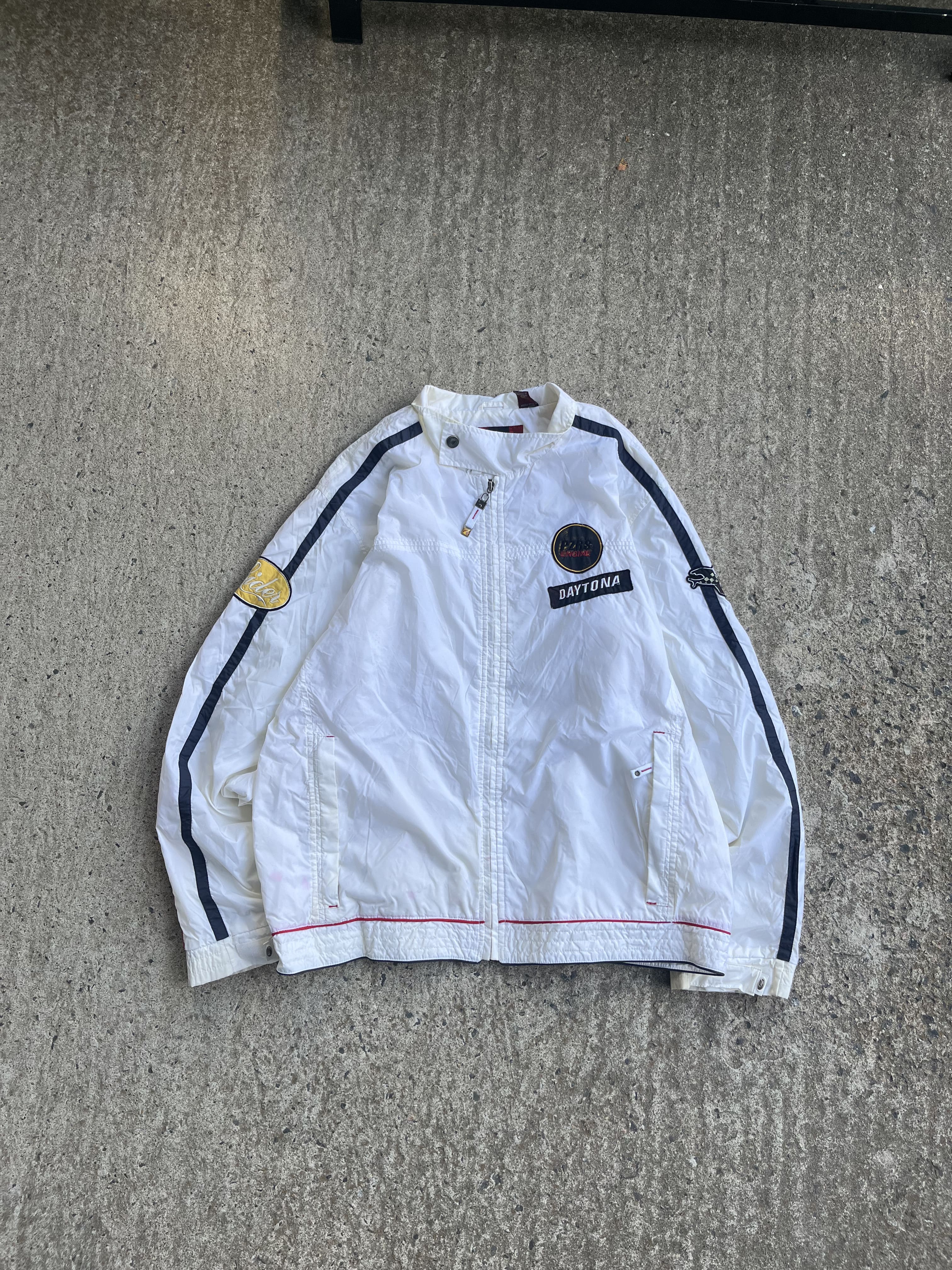 Vintage Y2K Point Zero Racing NASCAR Windbreaker (XL)