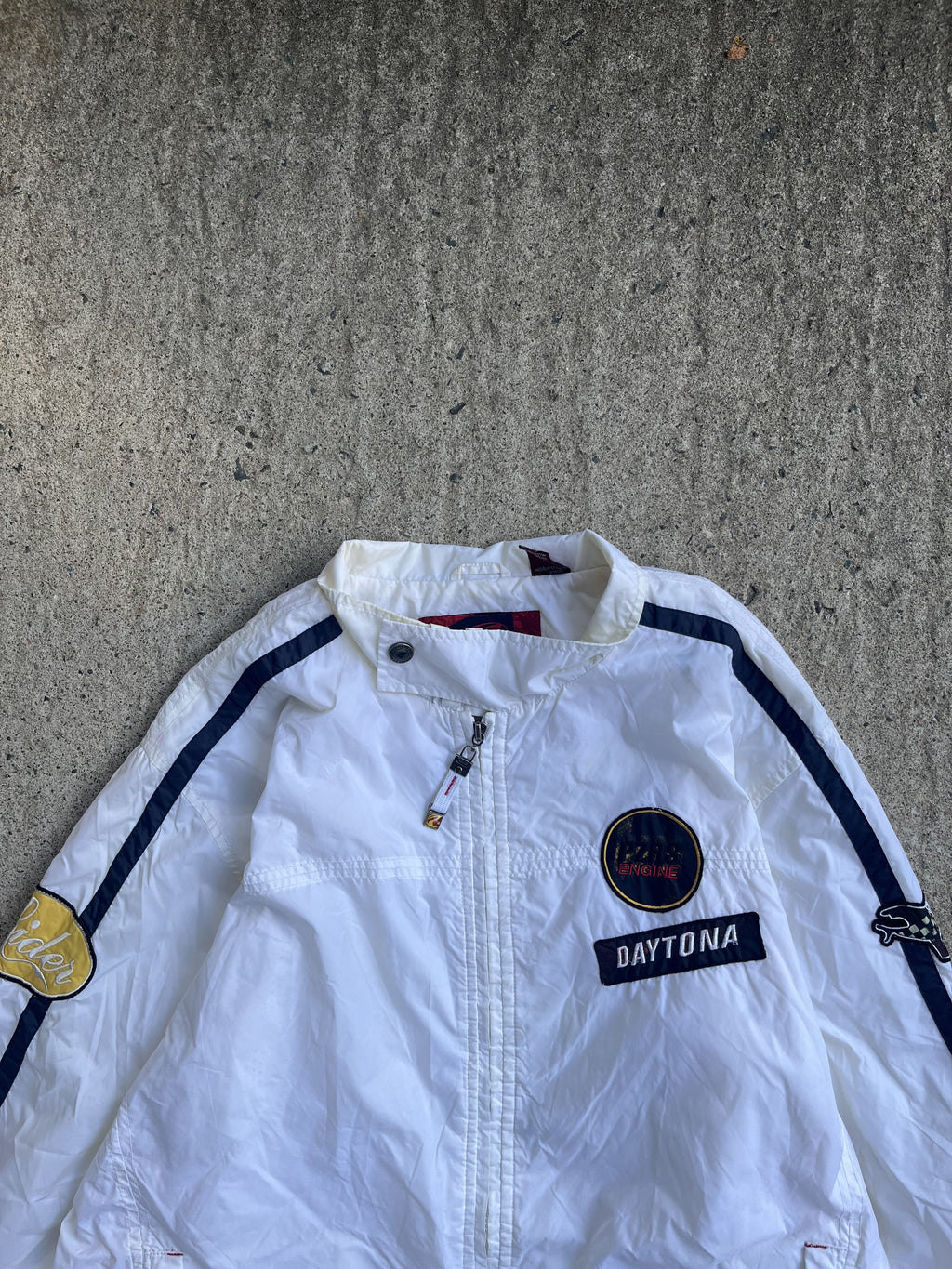 Vintage Y2K Point Zero Racing NASCAR Windbreaker (XL)