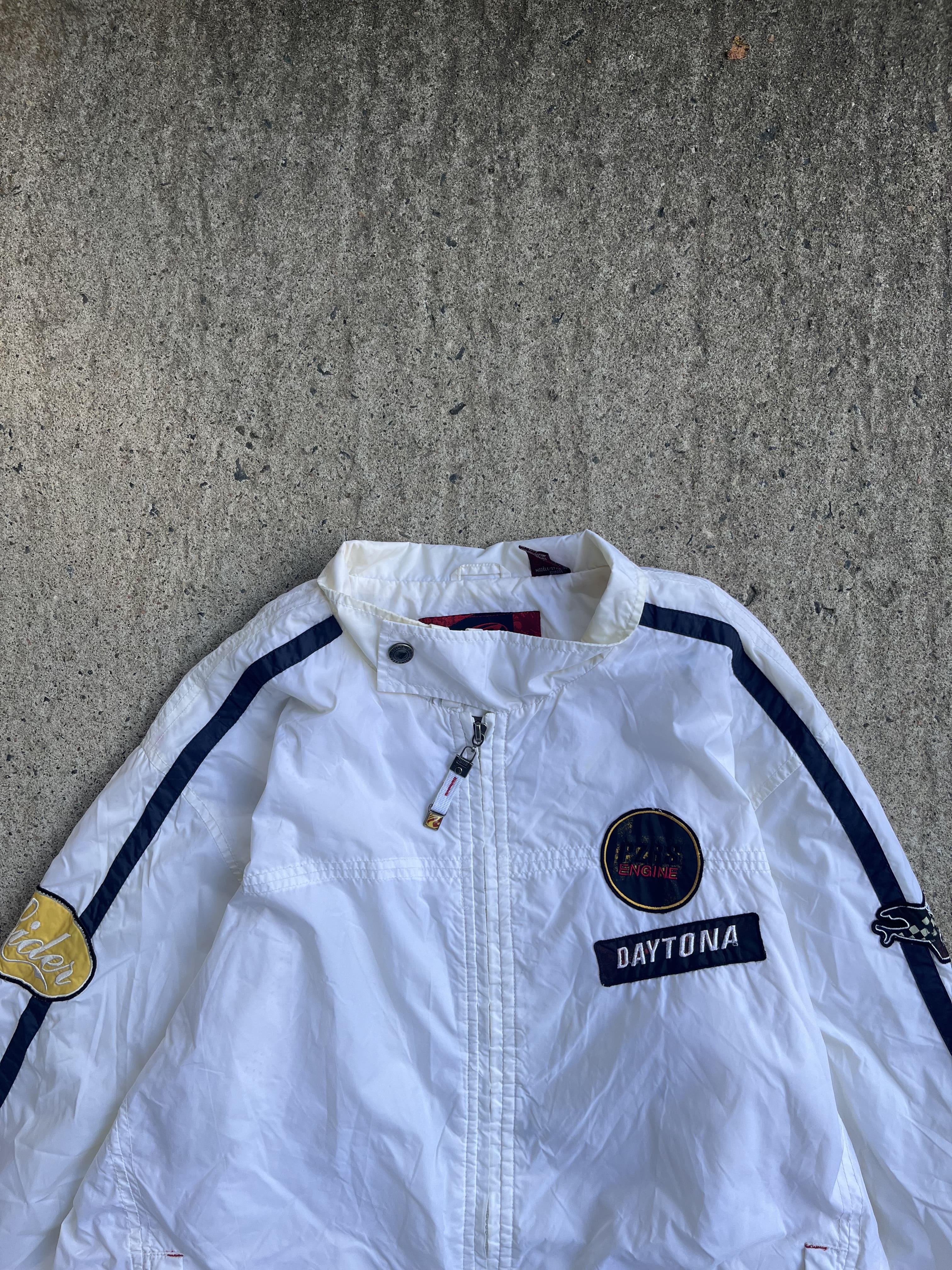 Vintage Y2K Point Zero Racing NASCAR Windbreaker (XL)