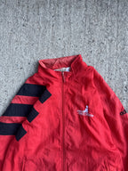 Vintage 90s Red & Black Adidas Windbreaker (M)