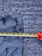 Vintage Y2K Clench Jeans All-Over Print Button-Up (M)