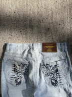 Vintage Y2K Baggy Phat Farm Embroidered Jorts (W32)