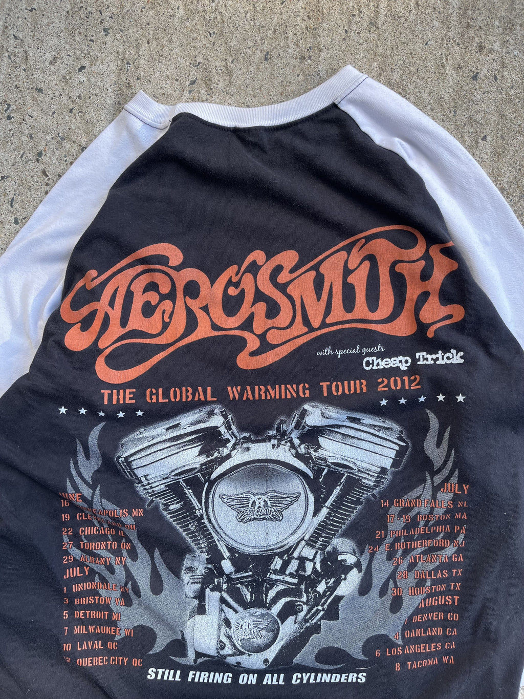 Vintage Y2K Aerosmith Band T-Shirt (L)