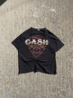 Vintage Y2K Black Johnny Cash T-Shirt (XL)