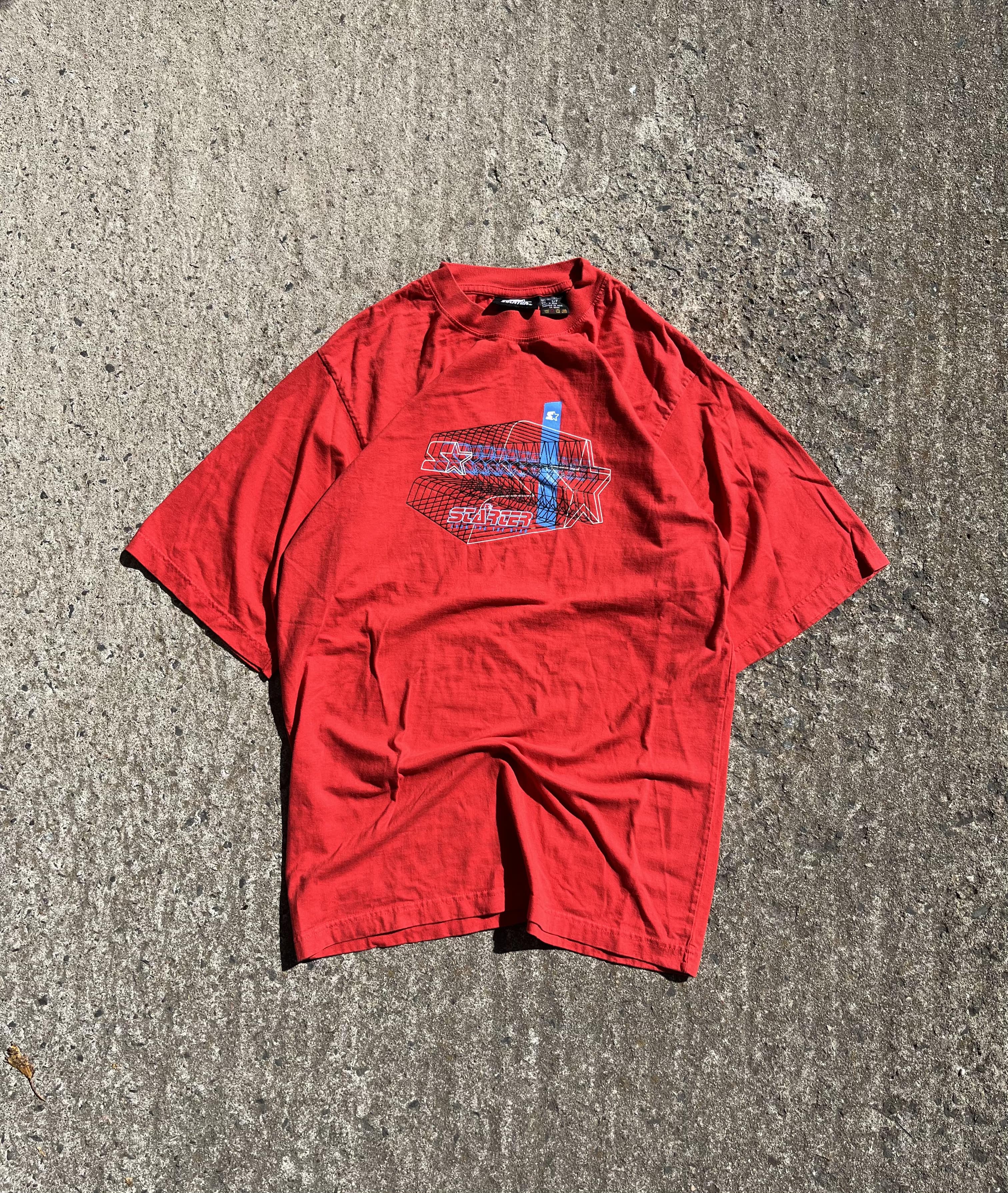 Vintage Y2K Starter Graphic T-Shirt (L)