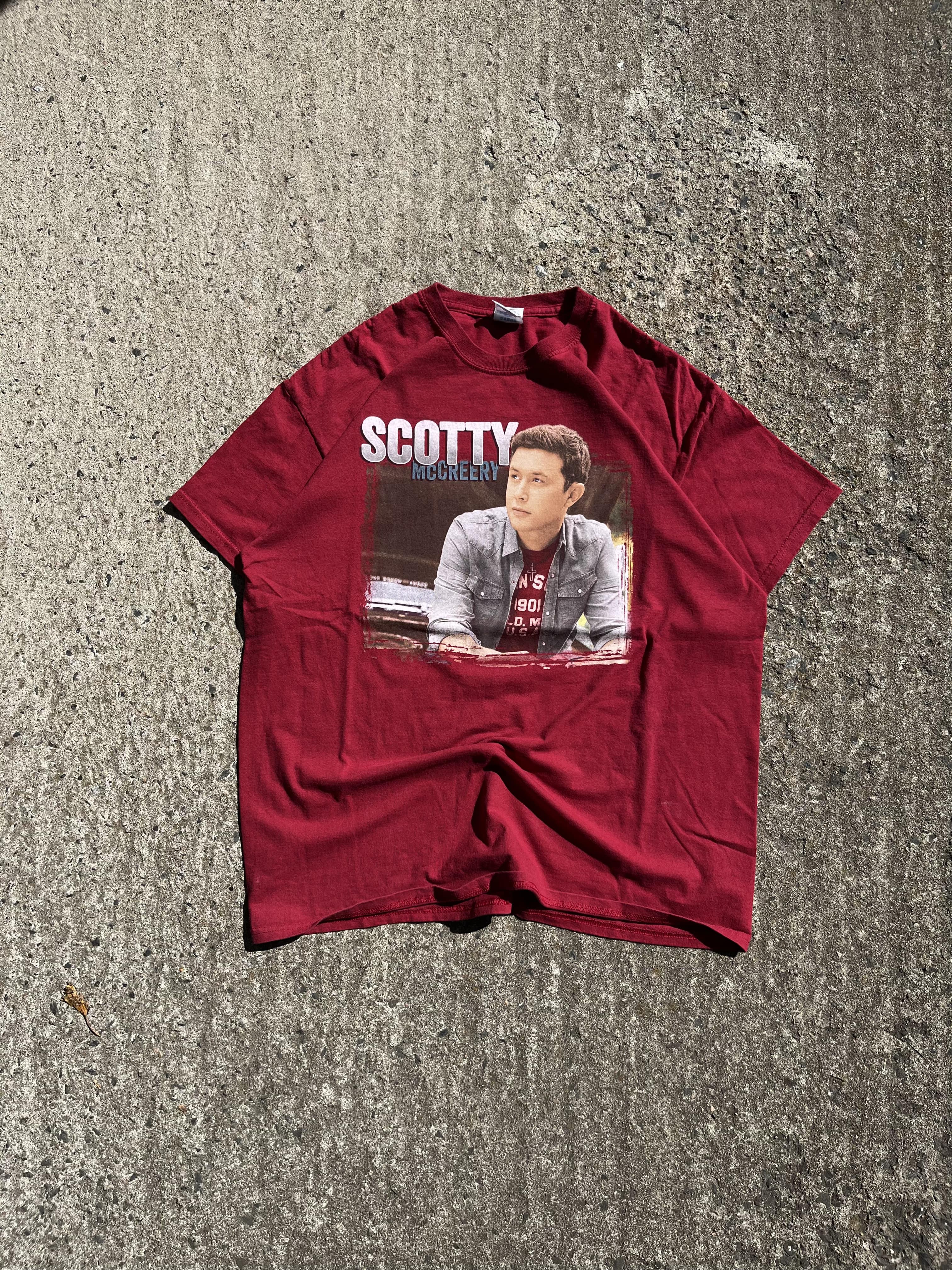 Vintage Y2K Scotty McGreery Band T-Shirt (XL)