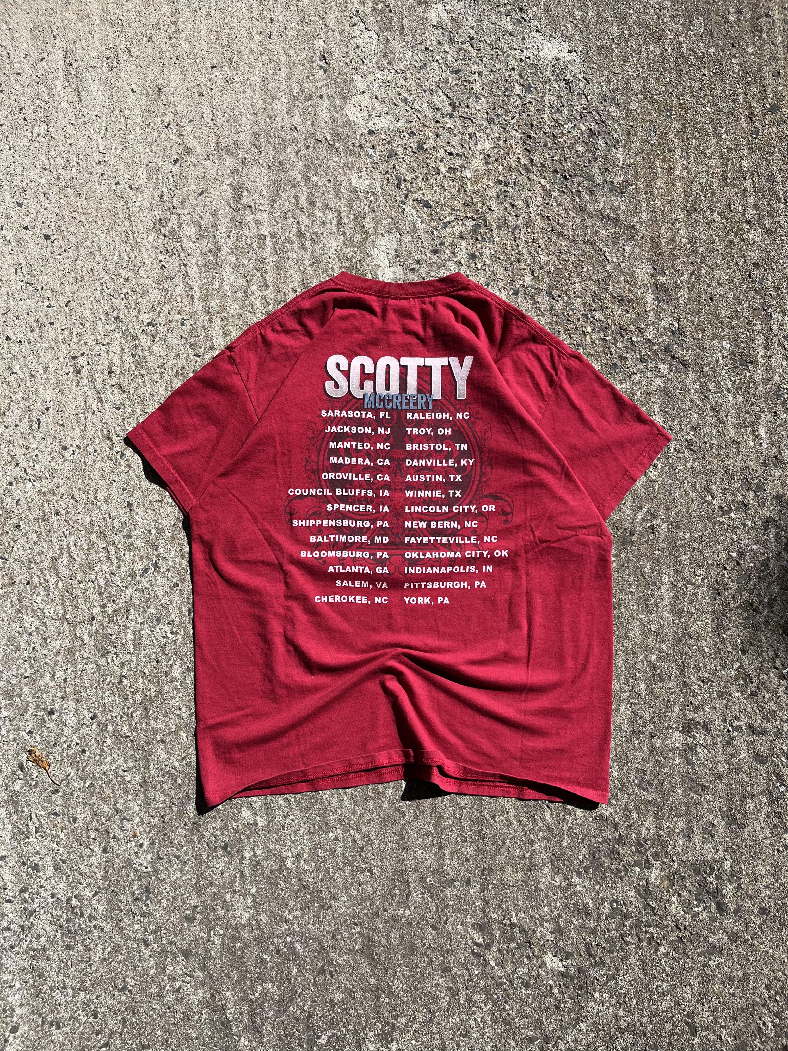 Vintage Y2K Scotty McGreery Band T-Shirt (XL)
