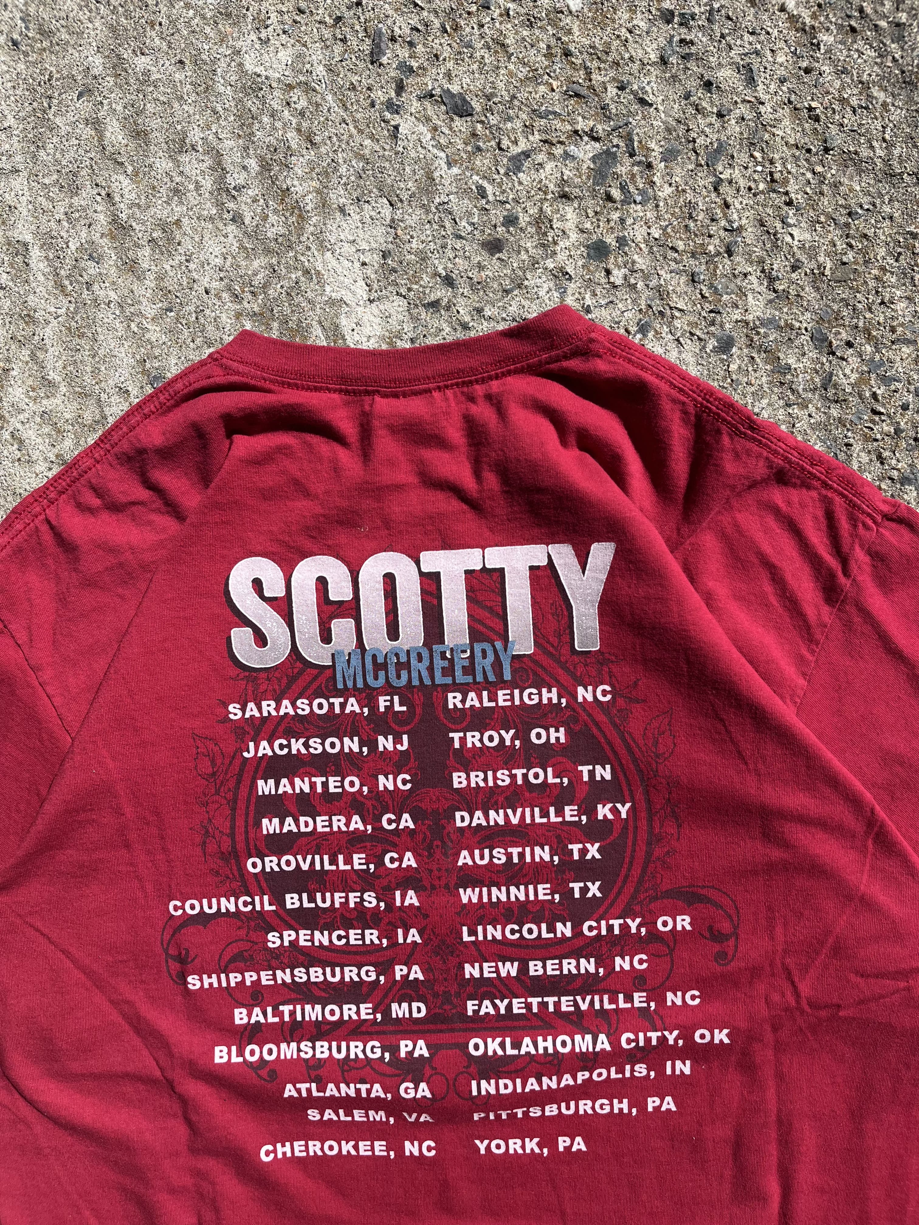 Vintage Y2K Scotty McGreery Band T-Shirt (XL)