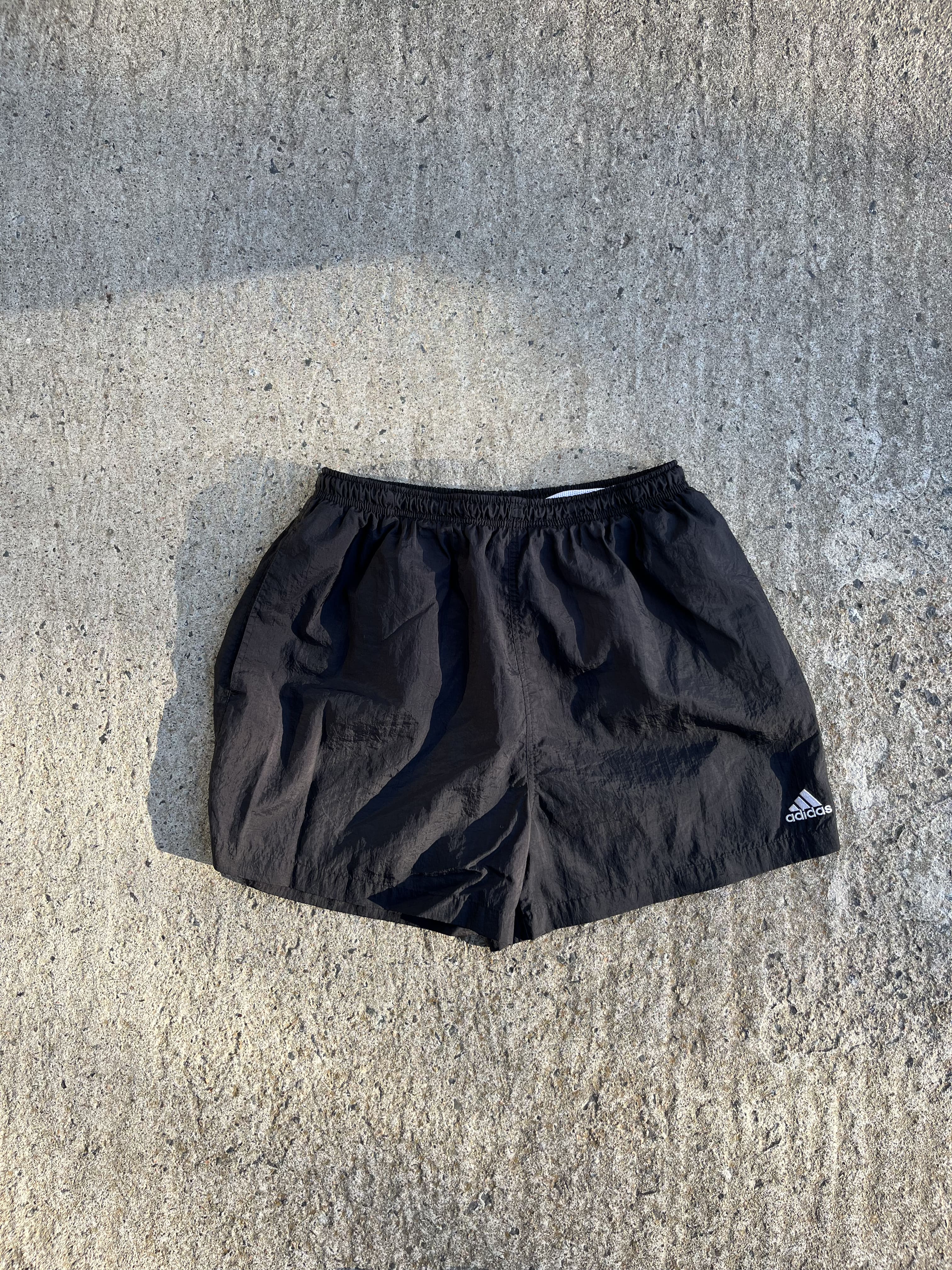 Vintage 90s Black Adidas Shorts (M)