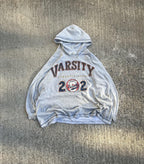 Vintage 90s Varsity 202 Staff Graphic Hoodie (XL)