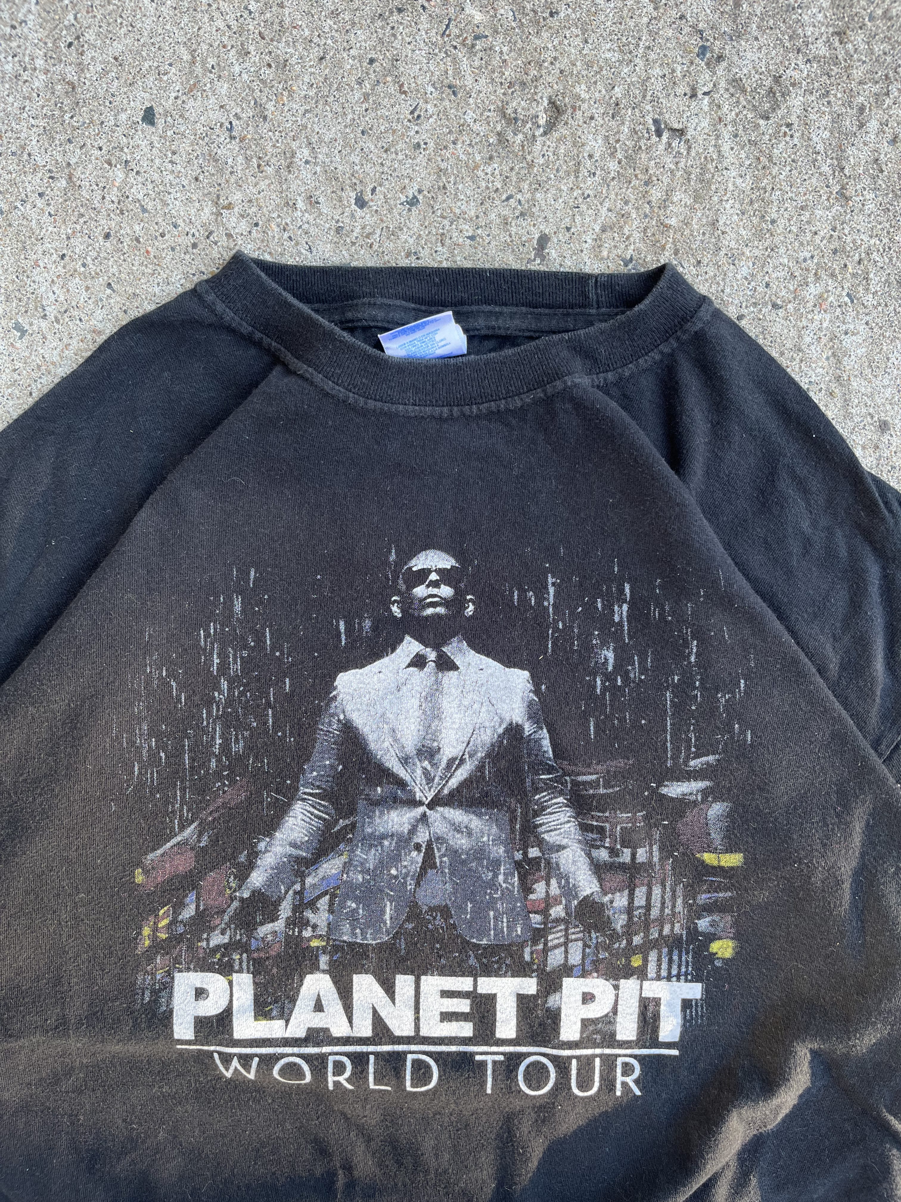Vintage 2012 Planet Pit Tour Pitbull T-Shirt (L)