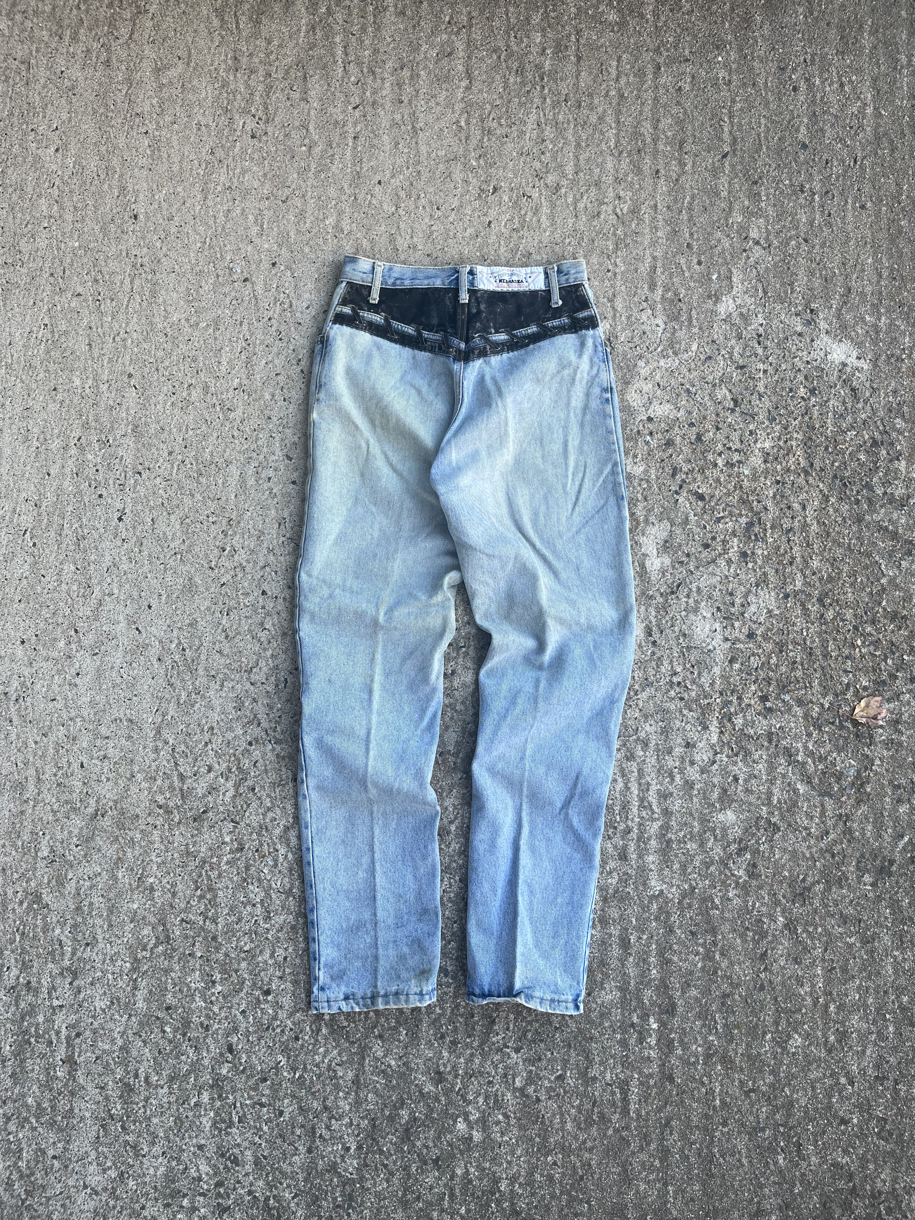 Vintage 90s Nebraska Classic Faded Denim Jeans (W31)