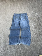 Vintage Y2k D Denim Ultra Baggy Skatewear Pants (W31)