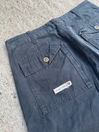 Vintage Y2K Baggy Black Point Zero Cargo Shorts (W34)