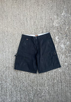 Vintage Y2K Baggy Black Point Zero Cargo Shorts (W34)