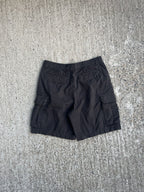 Vintage Y2K Baggy Black Tommy Hilfiger Cargo Shorts (W34)