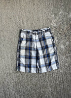 Vintage Y2K Grunge Checkered Billabong Baggy Shorts (W32)