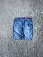 Vintage Y2K GLC Jeans Rose Graphic Baggy Jorts (12)
