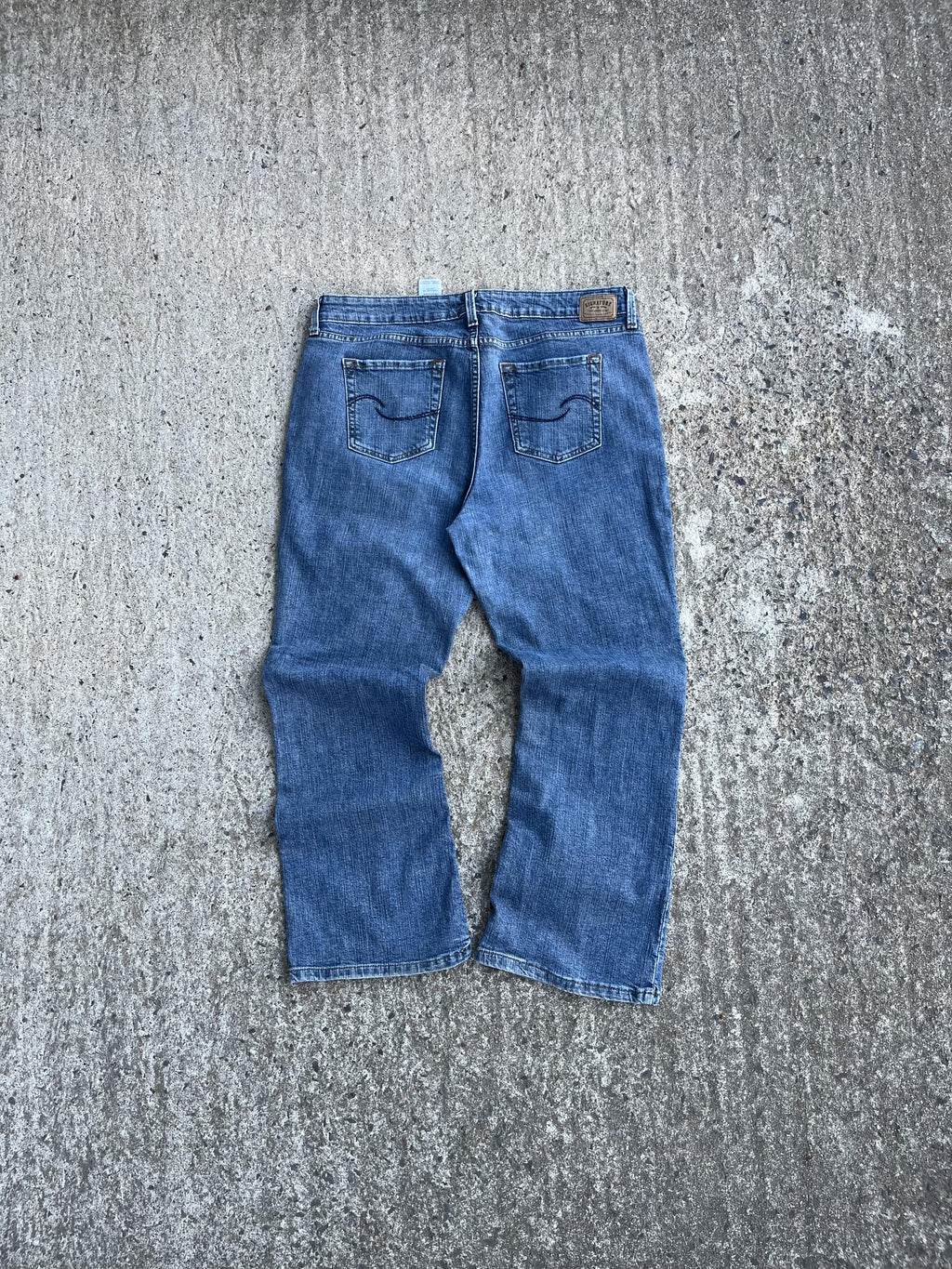 Vintage Y2K Grunge Baggy Faded Levis Denim Jeans (W36)