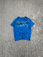 Vintage Y2K Blue Hurley Glitch Tee Shirt (S)