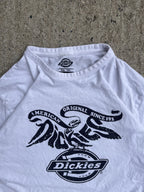 Vintage Y2K White Dickies Grunge Tee Shirt (XL)