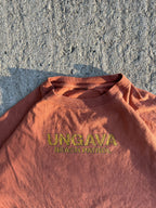 Vintage Y2K Orange Ungava Racing Heavyweight Tee Shirt (XL)