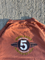 Vintage Y2K Orange Ungava Racing Heavyweight Tee Shirt (XL)