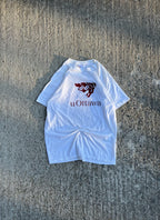Vintage Y2K White Ottawa University Tee Shirt (M)