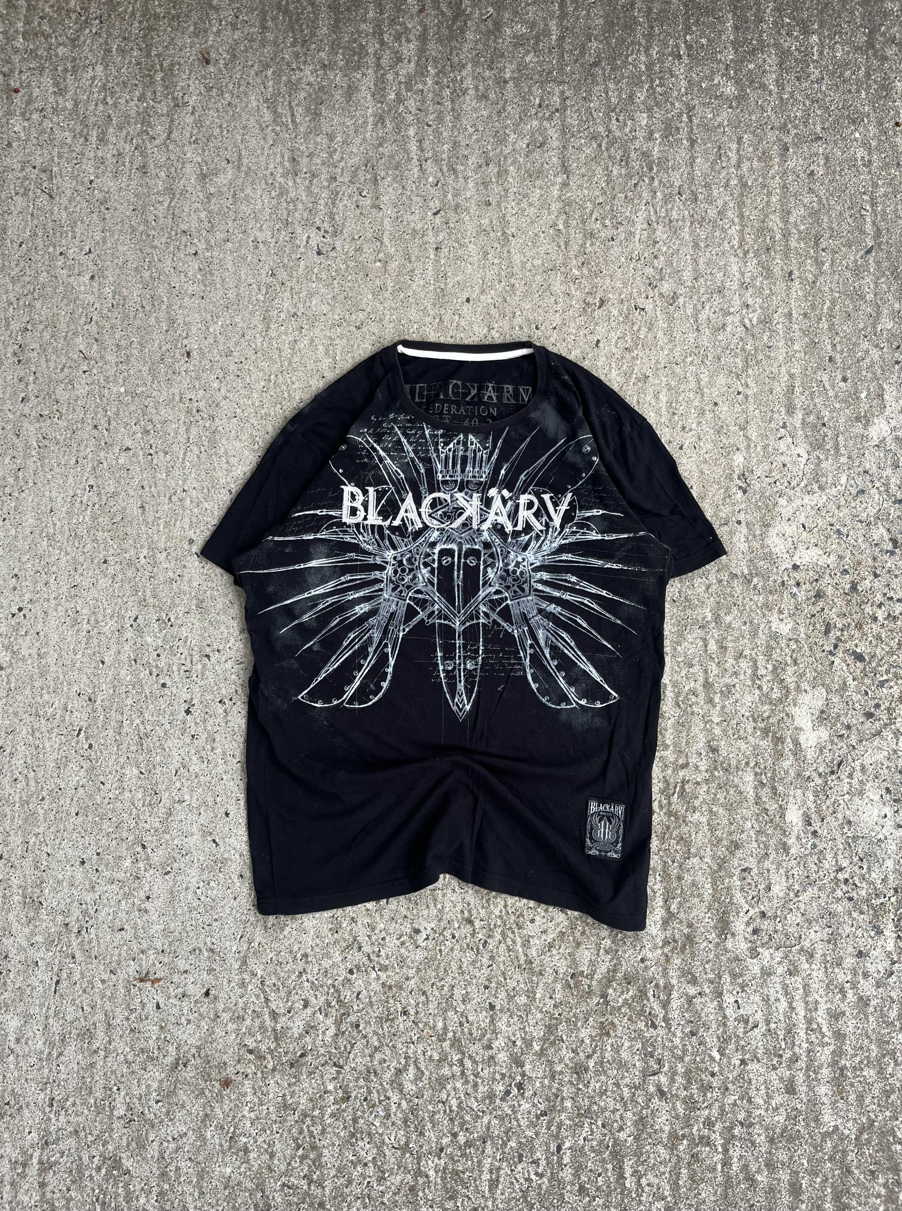 Vintage Y2K Blackary Grunge T-Shirt (L)