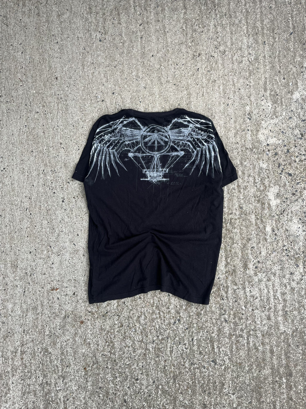 Vintage Y2K Blackary Grunge T-Shirt (L)