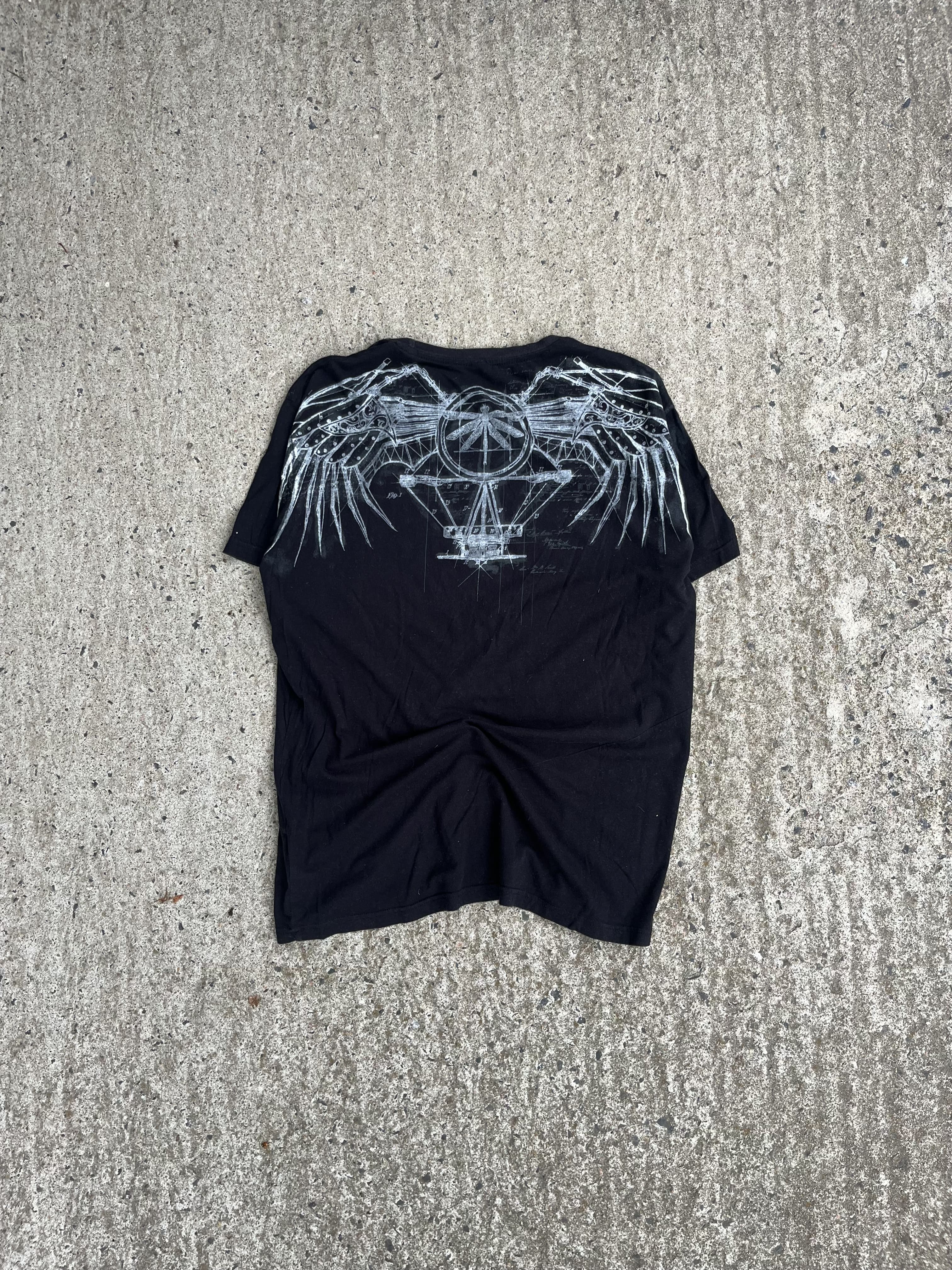 Vintage Y2K Blackary Grunge T-Shirt (L)