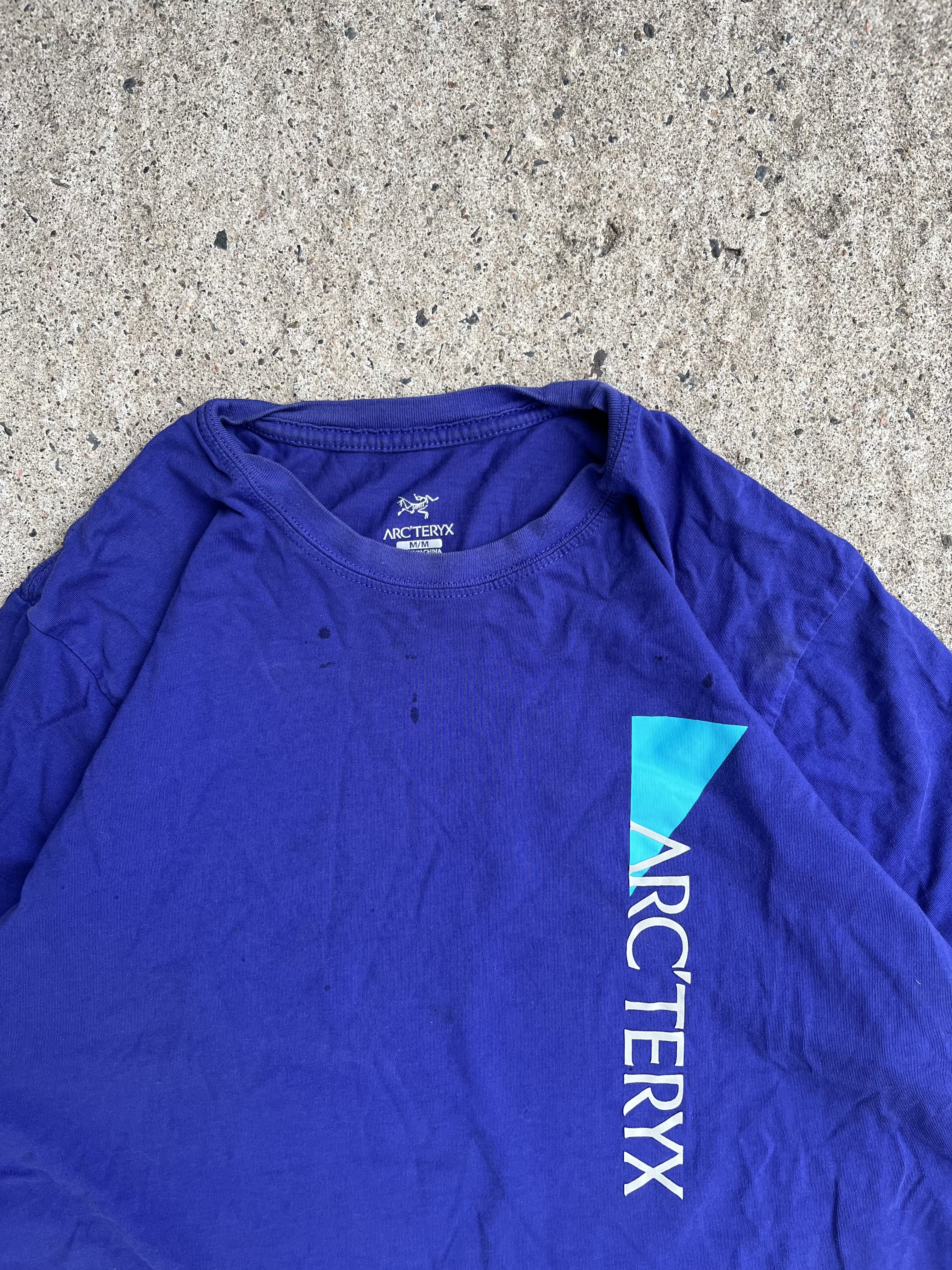 Vintage Y2K Gorpcore Arc'Teryx Purple T-Shirt (M)