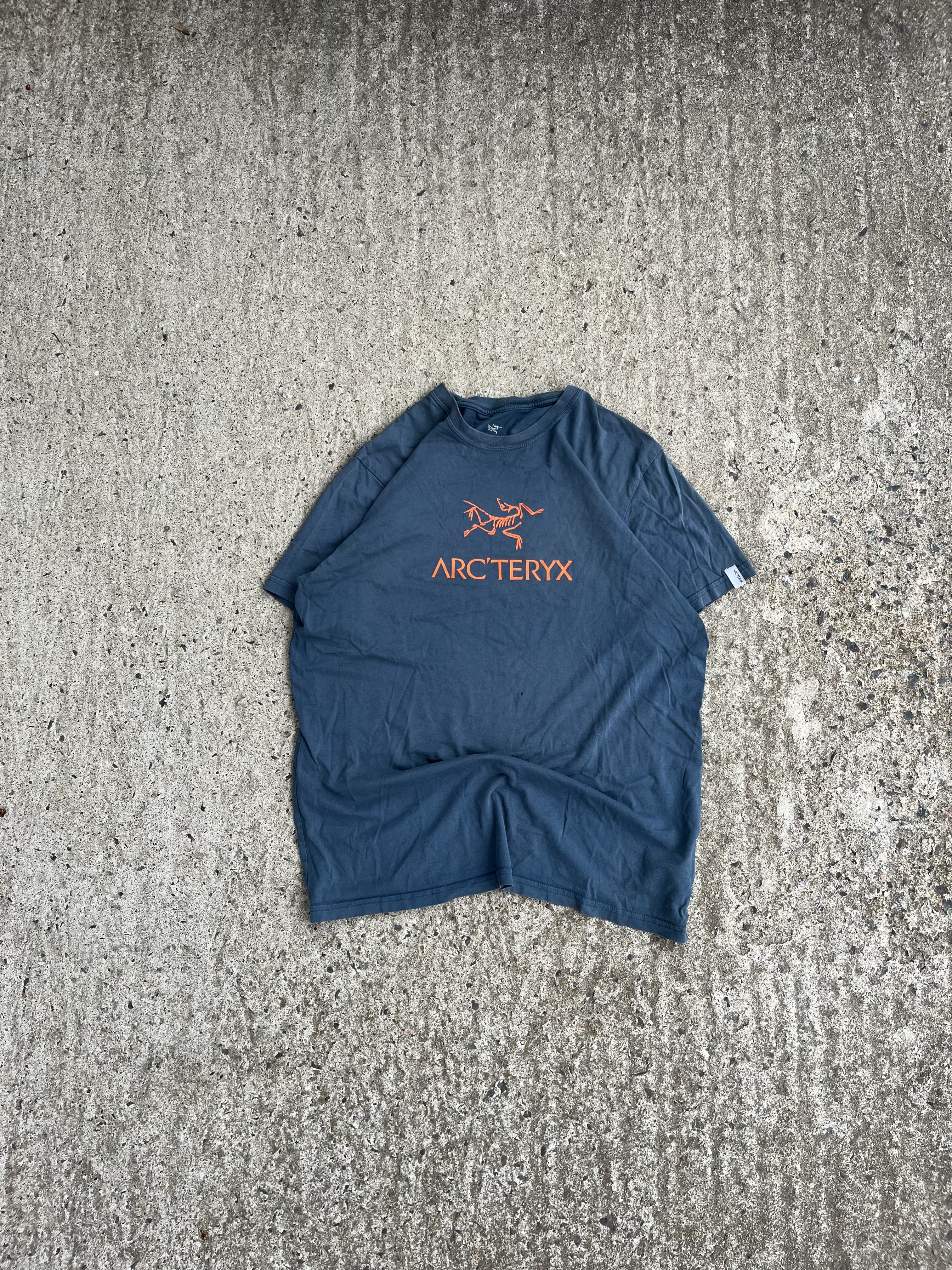 Vintage Y2K Gorpcore Arc'Teryx Blue T-Shirt (M)