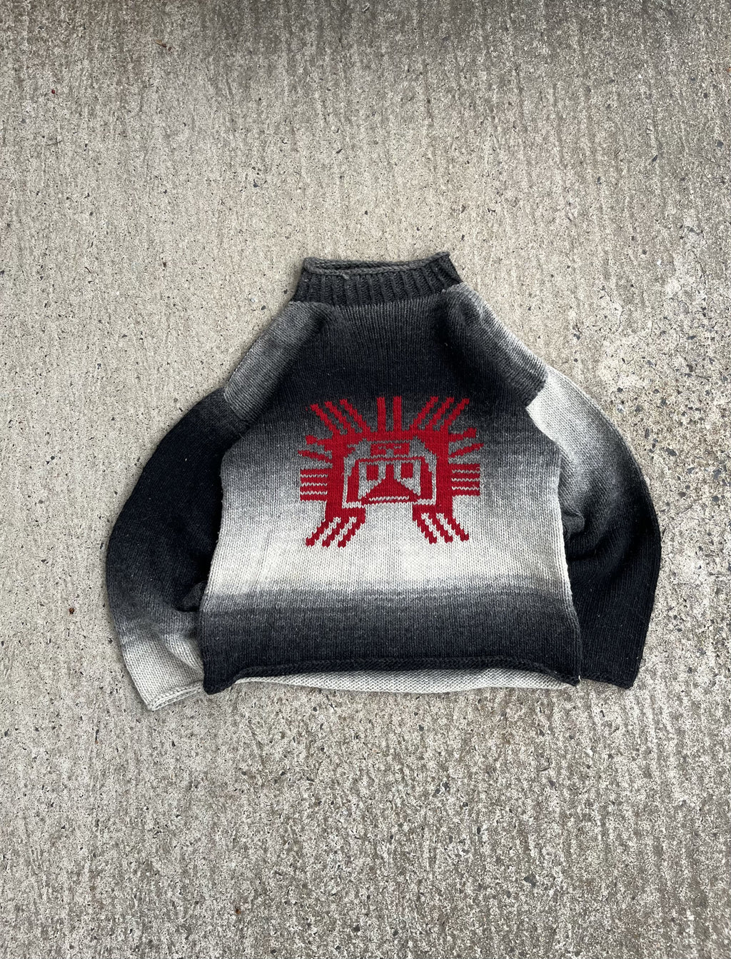 Vintage 90s 4 Tone Aztec Pattern Knit (L)