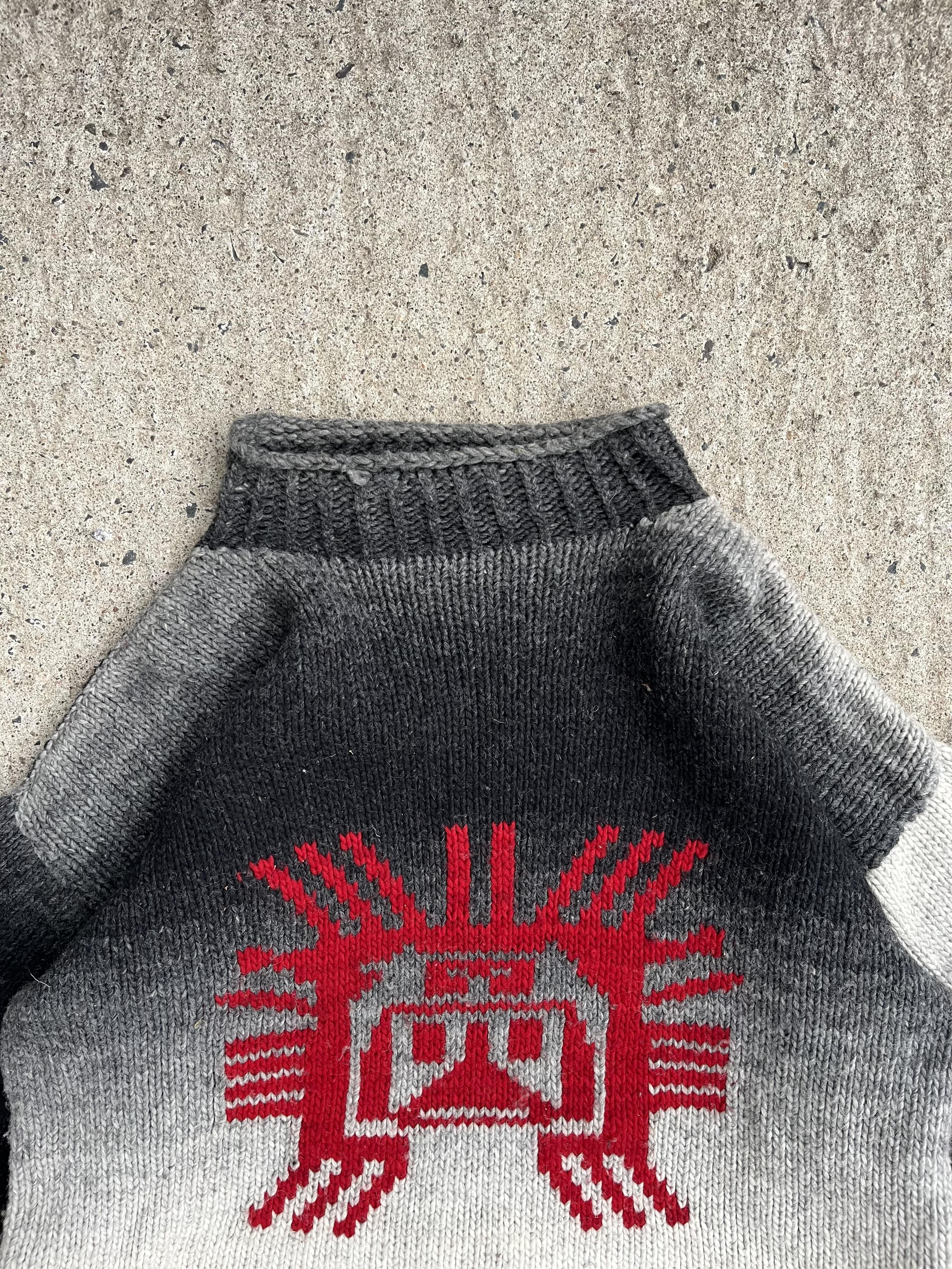 Vintage 90s 4 Tone Aztec Pattern Knit (L)
