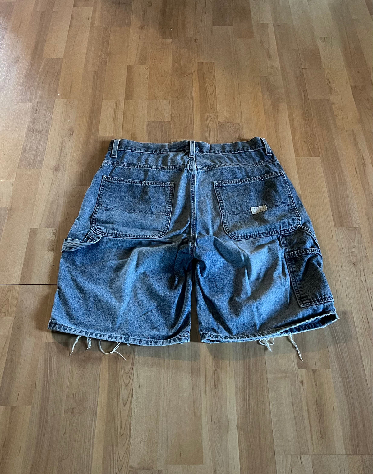 Y2K Blue Faded GAP Carpenter Jorts (W32)