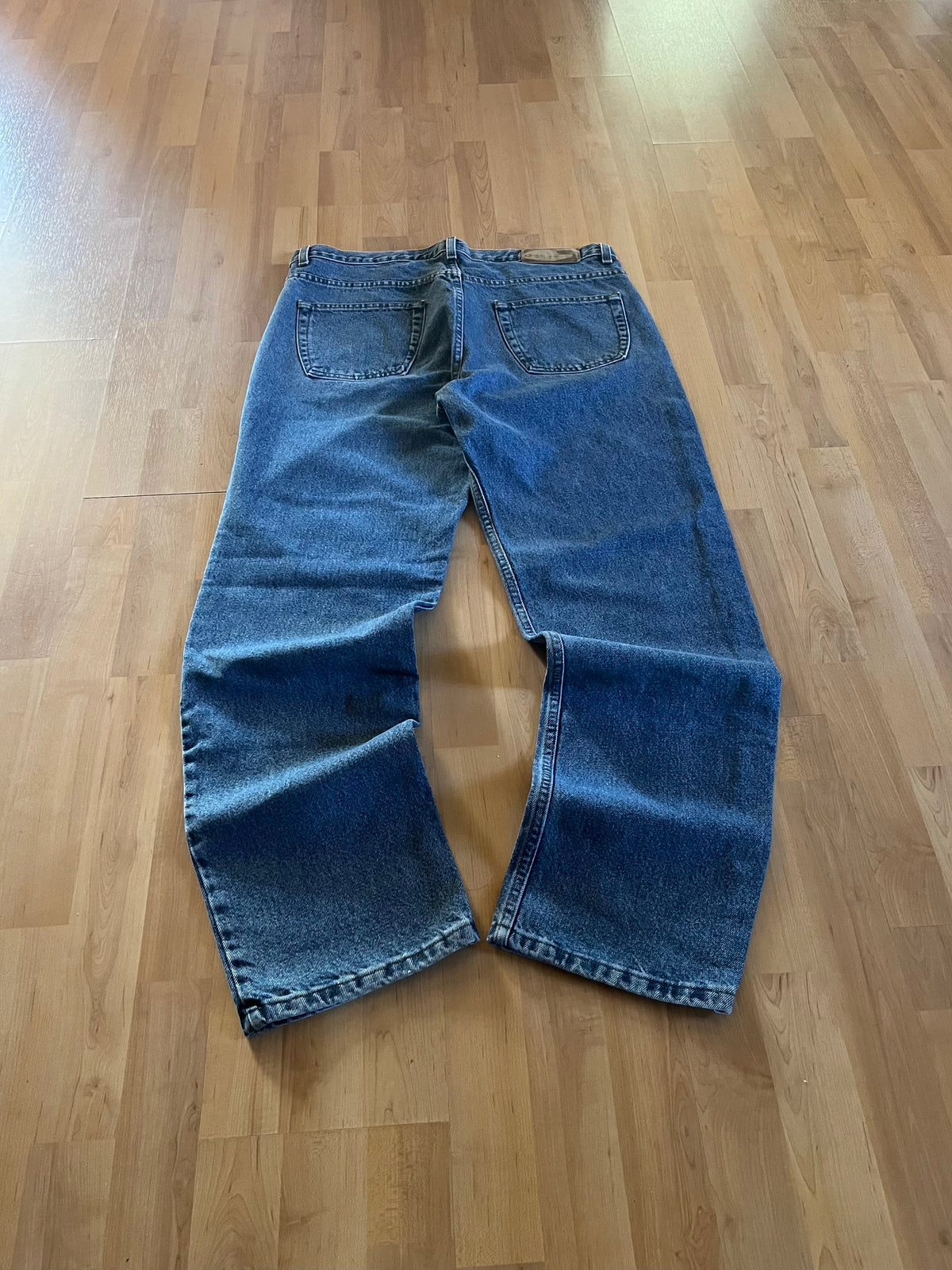 00s Blue Faded Bluenotes Baggy Denim Jeans (W36)